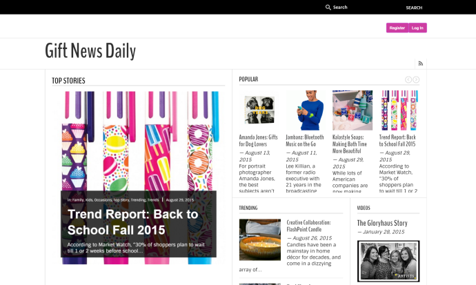 Robin Catalano freelance blogger writer editor Gift News Daily blog