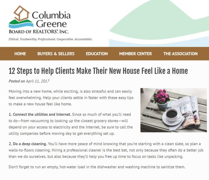 Robin Catalano real estate copywriter content expert albany ny