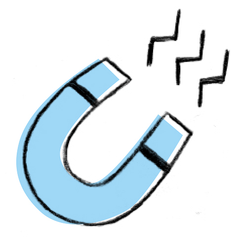 Illustration of a magnet