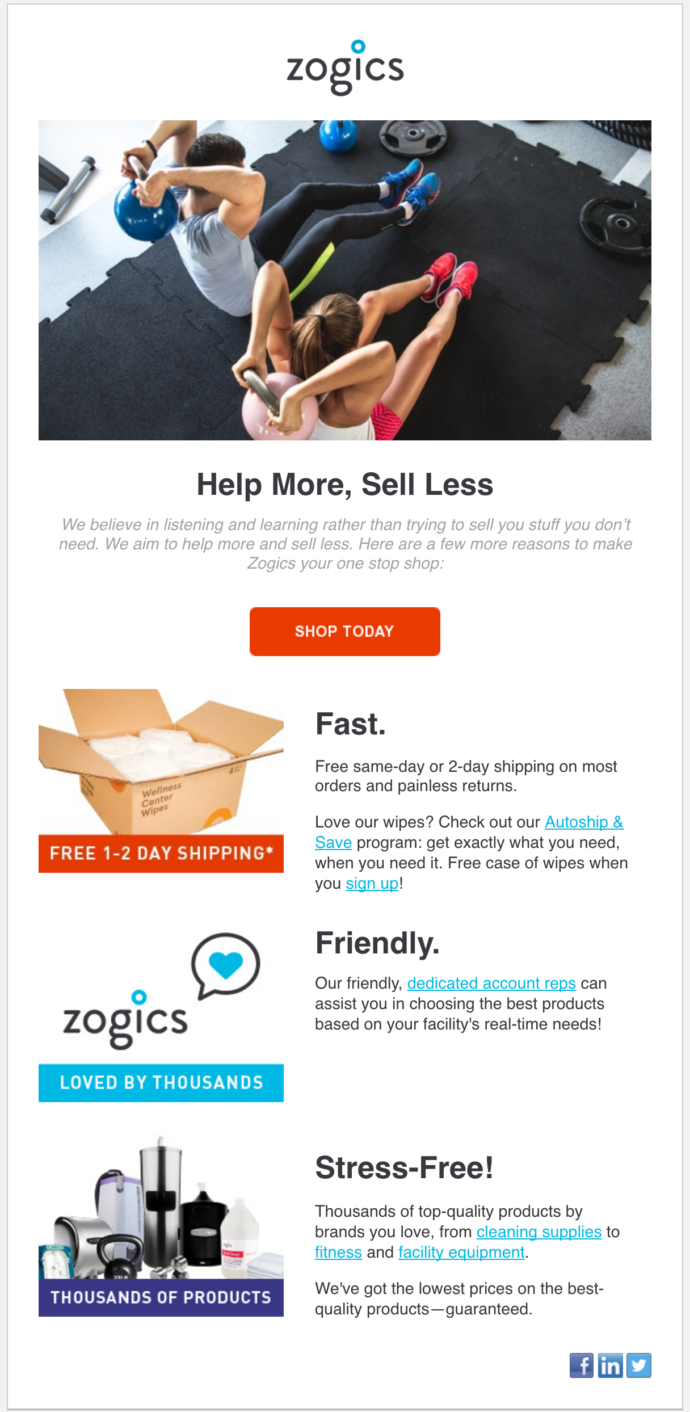 Robin Catalano email copywriter onboarding email - Why Zogics
